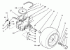 Toro 72040 (244-5) - 244-5 Yard Tractor, 1993 (3900001-3999999) Ersatzteile REAR WHEEL AND TRANSMISSION ASSEMBLY