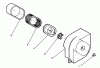 Toro 72041 (244-H) - 244-H Yard Tractor, 1993 (3900001-3999999) Ersatzteile AIR CLEANER ASSEMBLY