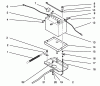 Toro 72041 (244-H) - 244-H Yard Tractor, 1993 (3900001-3999999) Ersatzteile BATTERY ASSEMBLY