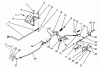 Toro 72041 (244-H) - 244-H Yard Tractor, 1993 (3900001-3999999) Ersatzteile BRAKE AND HYDRO LINKAGE