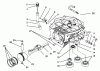 Toro 72041 (244-H) - 244-H Yard Tractor, 1993 (3900001-3999999) Ersatzteile CYLINDER BLOCK ASSEMBLY