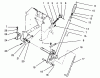 Toro 72041 (244-H) - 244-H Yard Tractor, 1993 (3900001-3999999) Ersatzteile LIFT BAR LINKAGE ASSEMBLY