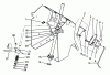 Toro 72041 (244-H) - 244-H Yard Tractor, 1993 (3900001-3999999) Ersatzteile STEERING SHAFT AND INDICATOR ASSEMBLY
