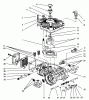 Toro 72041 (244-H) - 244-H Yard Tractor, 1993 (3900001-3999999) Ersatzteile TRANSMISSION EATON MODEL 751-045 #1
