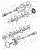 Toro 72041 (244-H) - 244-H Yard Tractor, 1993 (3900001-3999999) Ersatzteile TRANSMISSION EATON MODEL 751-045 #2