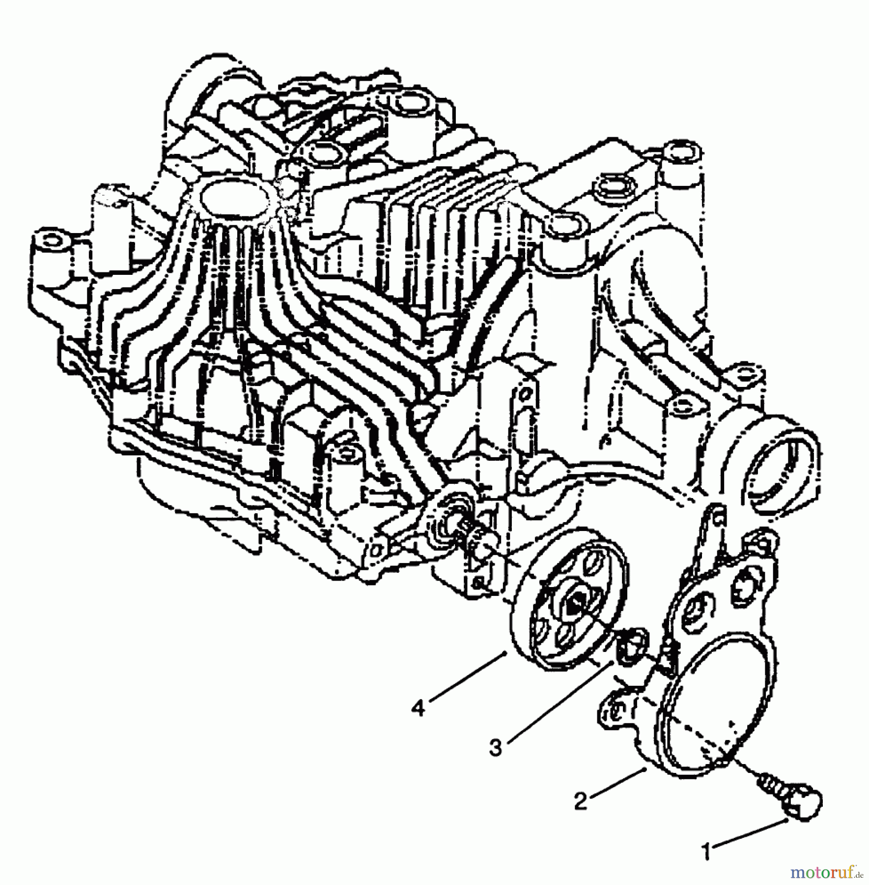 Toro Neu Mowers, Lawn & Garden Tractor Seite 1 72042 (264-6) - Toro 264-6 Yard Tractor, 1994 (4900001-4999999) BRAKE