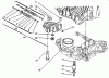 Toro 72042 (264-6) - 264-6 Yard Tractor, 1994 (4900001-4999999) Ersatzteile CENTER CASE