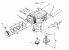 Toro 72042 (264-6) - 264-6 Yard Tractor, 1994 (4900001-4999999) Ersatzteile CRANKCASE #1