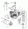 Toro 72042 (264-6) - 264-6 Yard Tractor, 1994 (4900001-4999999) Ersatzteile CRANKCASE #2