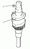 Toro 72042 (264-6) - 264-6 Yard Tractor, 1994 (4900001-4999999) Ersatzteile CRANKSHAFT #1