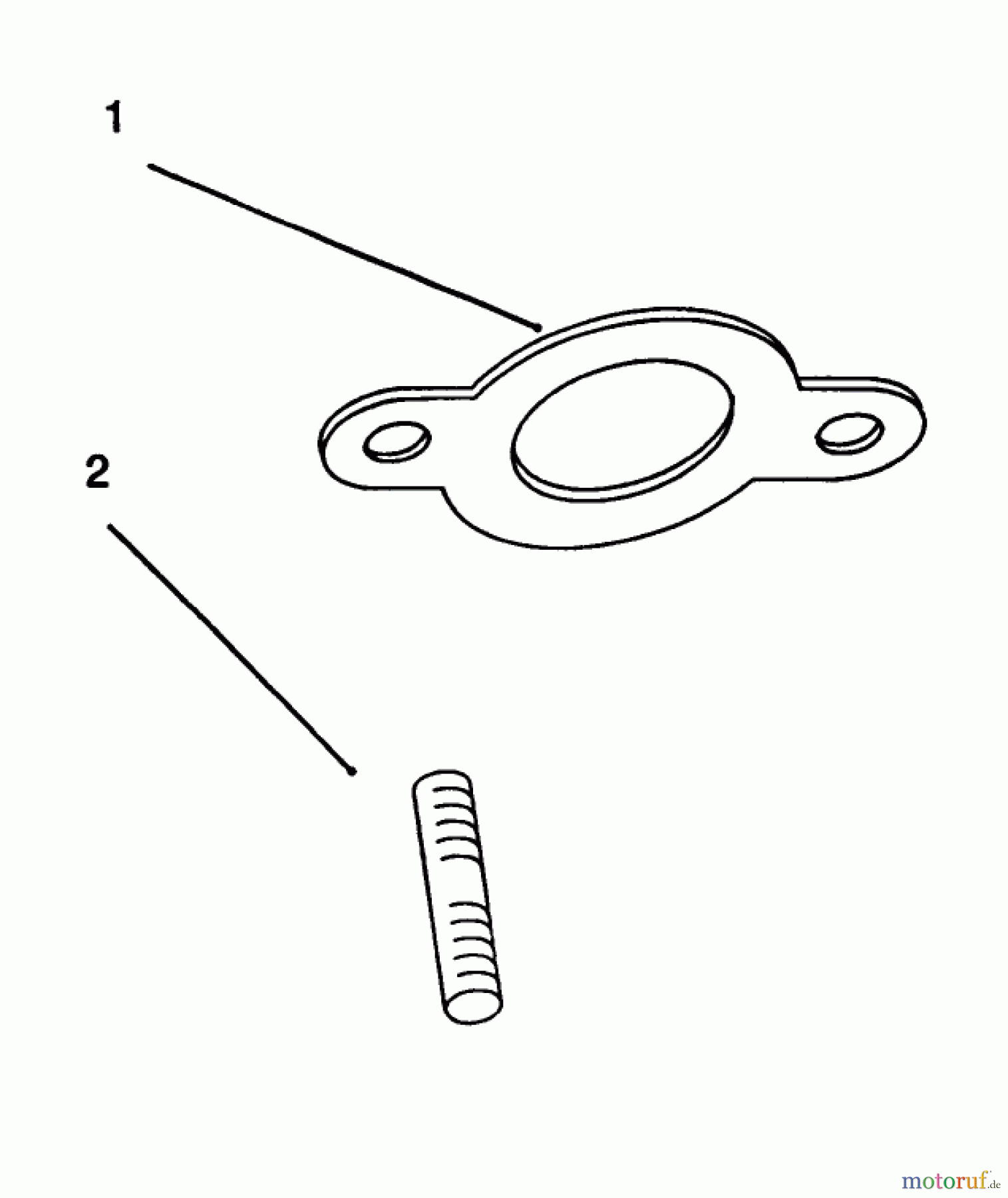 Toro Neu Mowers, Lawn & Garden Tractor Seite 1 72042 (264-6) - Toro 264-6 Yard Tractor, 1994 (4900001-4999999) EXHAUST #2