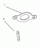 Toro 72042 (264-6) - 264-6 Yard Tractor, 1994 (4900001-4999999) Ersatzteile EXHAUST #2