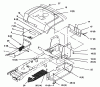 Toro 72042 (264-6) - 264-6 Yard Tractor, 1994 (4900001-4999999) Ersatzteile FENDER AND FOOTREST
