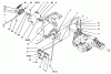 Toro 72042 (264-6) - 264-6 Yard Tractor, 1994 (4900001-4999999) Ersatzteile GEAR SHIFT LINKAGE