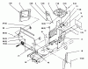 Toro 72042 (264-6) - 264-6 Yard Tractor, 1994 (4900001-4999999) Ersatzteile HOODSTAND AND FIREWALL