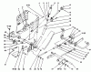 Toro 72042 (264-6) - 264-6 Yard Tractor, 1994 (4900001-4999999) Ersatzteile LIFT LEVER AND HEIGHT OF CUT