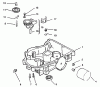 Toro 72042 (264-6) - 264-6 Yard Tractor, 1994 (4900001-4999999) Ersatzteile OIL PAN/LUBRICATION #2