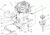 Toro 72042 (264-6) - 264-6 Yard Tractor, 1994 (4900001-4999999) Ersatzteile SINGLE CYLINDER ENGINE, MUFFLER, AND P.T.O.