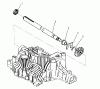 Toro 72103 (268-H) - 268-H Yard Tractor, 1995 (5900001-5900600) Ersatzteile AXLE SHAFT