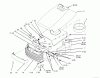 Toro 72103 (268-H) - 268-H Yard Tractor, 1995 (5900001-5900600) Ersatzteile HOOD AND GRILL