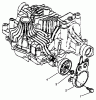 Toro 72043 (264-H) - 264-H Yard Tractor, 1996 (6900001-6999999) Ersatzteile BRAKE