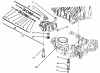 Toro 72043 (264-H) - 264-H Yard Tractor, 1996 (6900001-6999999) Ersatzteile CENTER CASE