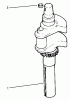 Toro 72043 (264-H) - 264-H Yard Tractor, 1996 (6900001-6999999) Ersatzteile CRANKSHAFT #2
