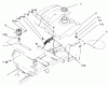 Toro 72043 (264-H) - 264-H Yard Tractor, 1996 (6900001-6999999) Ersatzteile FUEL TANK AND HYDRO RESERVOIR
