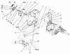 Toro 72043 (264-H) - 264-H Yard Tractor, 1996 (6900001-6999999) Ersatzteile GEAR SHIFT LINKAGE
