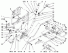 Toro 72043 (264-H) - 264-H Yard Tractor, 1996 (6900001-6999999) Ersatzteile LIFT LEVER AND HEIGHT OF CUT