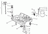 Toro 72043 (264-H) - 264-H Yard Tractor, 1996 (6900001-6999999) Ersatzteile OIL PAN/LUBRICATION #1