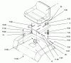 Toro 72043 (264-H) - 264-H Yard Tractor, 1996 (6900001-6999999) Ersatzteile SEAT