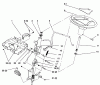 Toro 72043 (264-H) - 264-H Yard Tractor, 1996 (6900001-6999999) Ersatzteile STEERING WHEEL AND TILT