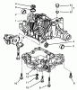 Toro 72043 (264-H) - 264-H Yard Tractor, 1996 (6900001-6999999) Ersatzteile TRANSAXLE CASE