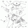 Toro 72043 (264-H) - 264-H Yard Tractor, 1996 (6900001-6999999) Ersatzteile TRANSAXLE-GEAR