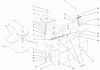 Toro 79161 - 44" Vac-Bagger, TimeCutter Z Riding Mowers, 2001 (210000001-210999999) Ersatzteile DRIVE COMPONENTS ASSEMBLY