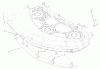 Toro 79161 - 44" Vac-Bagger, TimeCutter ZX Riding Mowers, 2004 (240000001-240999999) Ersatzteile BAFFLE ASSEMBLY