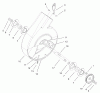 Toro 79161 - 44" Vac-Bagger, TimeCutter ZX Riding Mowers, 2004 (240000001-240999999) Ersatzteile BLOWER HOUSING ASSEMBLY