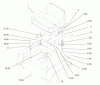 Toro 72045 (265-6) - 265-6 Lawn and Garden Tractor, 1998 (8900400-8999999) Ersatzteile SEAT