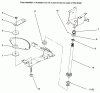 Toro 72045 (265-6) - 265-6 Yard Tractor, 1996 (6900001-6999999) Ersatzteile LOWER STEERING