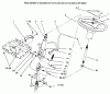 Toro 72045 (265-6) - 265-6 Yard Tractor, 1996 (6900001-6999999) Ersatzteile STEERING WHEEL AND TILT