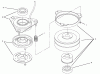 Toro 72045 (265-6) - 265-6 Yard Tractor, 1997 (7900001-7999999) Ersatzteile CLUTCH 94-2514