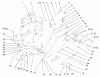 Toro 72045 (265-6) - 265-6 Yard Tractor, 1997 (7900001-7999999) Ersatzteile LIFT LEVER AND HEIGHT OF CUT