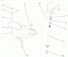 Toro 72045 (265-6) - 265-6 Yard Tractor, 1997 (7900001-7999999) Ersatzteile LOWER STEERING
