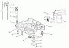 Toro 72045 (265-6) - 265-6 Yard Tractor, 1997 (7900001-7999999) Ersatzteile OIL PAN/LUBRICATION-KOHLER