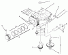Toro 72064 (265-H) - 265-H Lawn and Garden Tractor, 1997 (7900001-7999999) Ersatzteile CRANKCASE