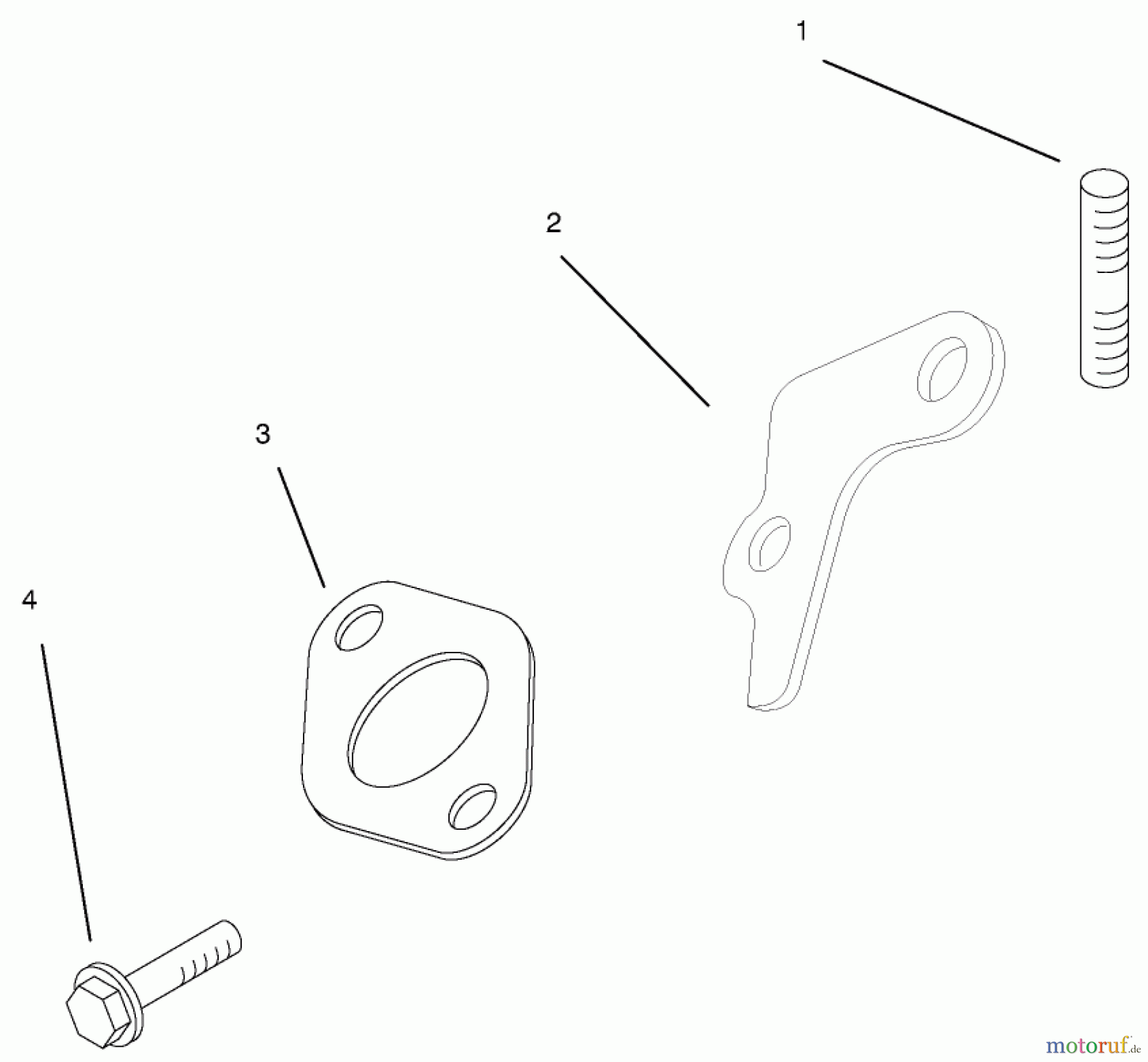 Toro Neu Mowers, Lawn & Garden Tractor Seite 1 72046 (265-H) - Toro 265-H Lawn and Garden Tractor, 1997 (7900001-7999999) EXHAUST