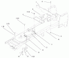 Toro 72064 (265-H) - 265-H Lawn and Garden Tractor, 1997 (7900001-7999999) Ersatzteile FRAME
