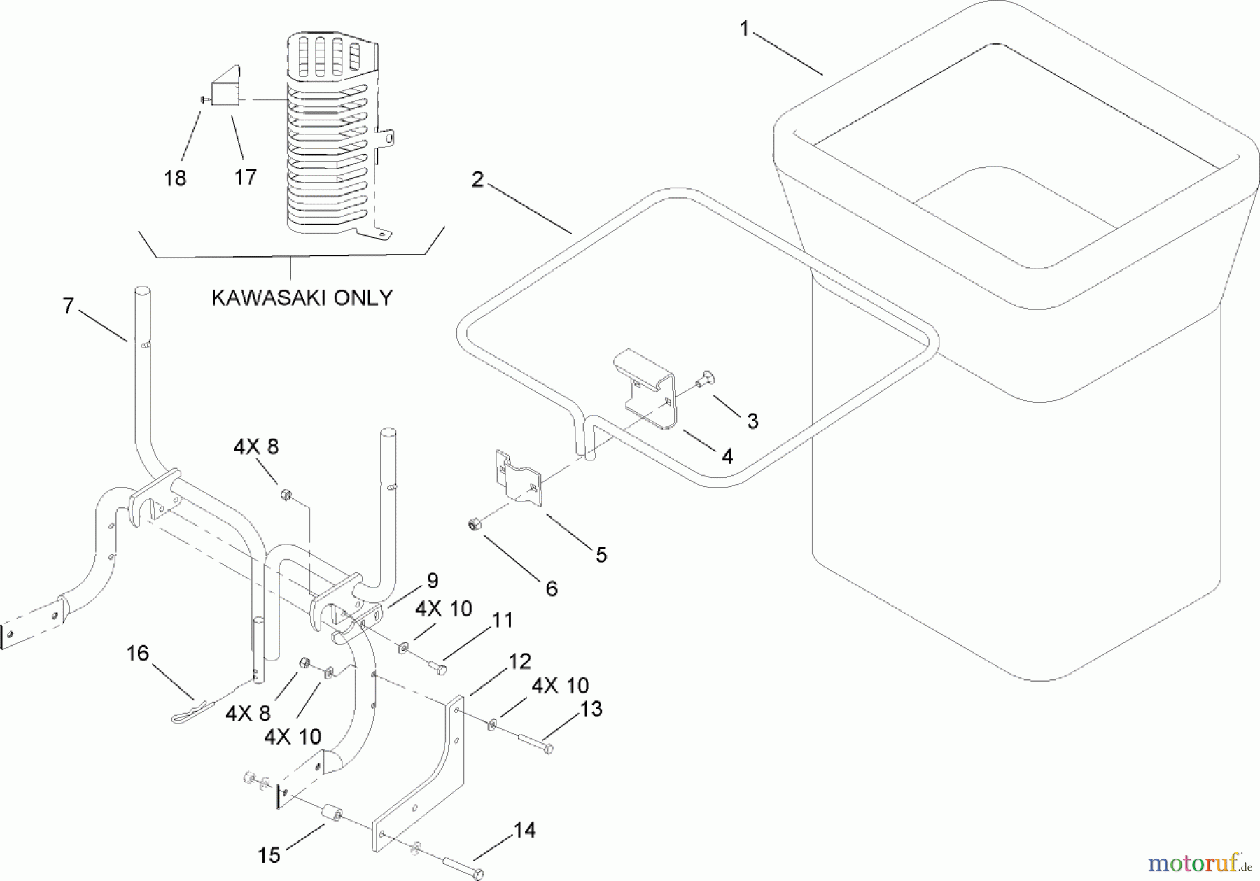 Toro Neu Accessories, Mower 79163 - Toro 44