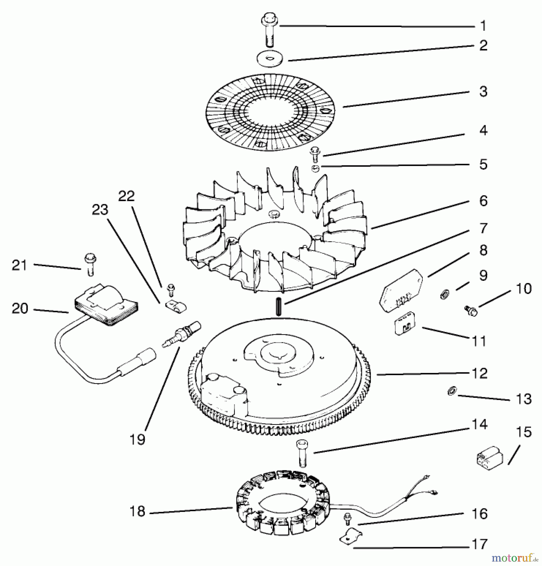 Toro Neu Mowers, Lawn & Garden Tractor Seite 1 72046 (265-H) - Toro 265-H Lawn and Garden Tractor, 1997 (7900001-7999999) IGNITION/ELECTRICAL